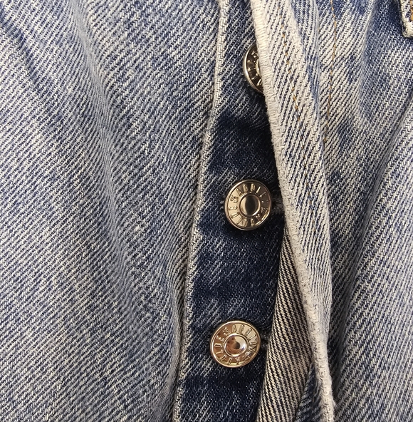 AGOLDE High Rise Straight Leg 100% Cotton Light Blue Jeans 28 Preowned - Picture 9 of 10